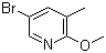 5-Bromo-2-methoxy-3-methylpyridine molecular structure (CAS 760207-87-2)