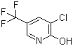 3-Chloro-2-hydroxy-5-(trifluoromethyl)pyridine molecular structure (CAS 76041-71-9)