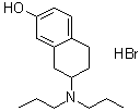 CAS # 76135-30-3, 7-(Dipropylamino)-5,6,7,8-tetrahydro-2-naphthalenol hydrobromide, 7-Hydroxy(N,N-dipropyl-2-amino)tetralin hydrobromide, 7-Hydroxy-2-dipropylaminotetralin hydrobromide