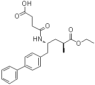 structure of CAS# 761373-05-1, (alphaS,gammaR)-gamma-[(3-羧基-1-氧代丙基)氨基]-alpha-甲基-[1,1'-联苯]-4-戊酸乙酯
