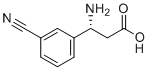 structure of CAS# 761396-82-1, (R)-3-氨基-3-(3-氰基苯基)丙酸