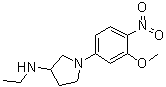 CAS # 761440-25-9, N-Ethyl-1-(3-methoxy-4-nitrophenyl)-3-pyrrolidinamine