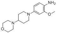 structure of CAS# 761440-91-9, 2-(甲氧基)-4-[4-(4-吗啉基)-1-哌啶基]苯胺