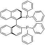 (R)-(+)-2,2'-Bis(diphenylphosphino)-1,1'-binaphthyl molecular structure (CAS 76189-55-4)