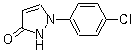 1-(4-Chlorophenyl)-2H-pyrazolin-3-one molecular structure (CAS 76205-19-1)