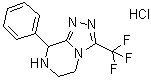 structure of CAS# 762240-94-8, 8-Phenyl-3-(trifluoromethyl)-5,6,7,8-tetrahydro-[1,2,4]triazolo[4,3-a]pyrazine hydrochloride