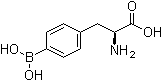 4-硼酸基-L-苯丙氨酸分子结构 (CAS 76410-58-7)