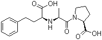 Enalaprilat molecular structure (CAS 76420-72-9)