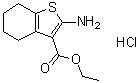 CAS # 76488-06-7, 2-Amino-4,5,6,7-tetrahydrobenzo[b]thiophene-3-carboxylic acid ethyl ester hydrochloride