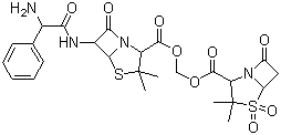 Sultamicillin molecular structure (CAS 76497-13-7)