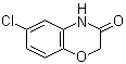 6-氯-(2H)-1,4-苯并恶嗪-3(4H)-酮分子结构 (CAS 7652-29-1)