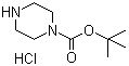 tert-Butyl piperazine-1-carboxylate hydrochloride molecular structure (CAS 76535-74-5)