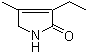 3-乙基-4-甲基-3-吡咯啉-2-酮分子结构 (CAS 766-36-9)
