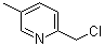 2-(氯甲基)-5-甲基吡啶分子结构 (CAS 767-01-1)