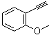 2-乙炔基苯甲醚分子结构 (CAS 767-91-9)