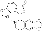 CAS # 76733-83-0, Decumbenine, 8-(5,6,7,8-Tetrahydro-6-methyl-1,3-dioxolo[4,5-g]isoquinolin-5-yl)furo[3,4-e]-1,3-benzodioxol-6(8H)-one