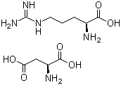 structure of CAS# 7675-83-4, L-Arginine L-aspartate