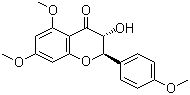 (2R,3R)-2,3-Dihydro-3-hydroxy-5,7-dimethoxy-2-(4-methoxyphenyl)-4H-1-benzopyran-4-one molecular structure (CAS 76792-94-4)
