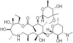 structure of CAS# 76801-85-9, Azathramycin