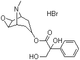 Anisodine hydrobromide molecular structure (CAS 76822-34-9)