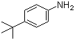 structure of CAS# 769-92-6, 4-叔丁基苯胺
