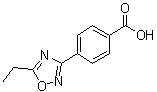 structure of CAS# 769132-76-5, 4-(5-乙基-1,2,4-恶二唑-3-基)苯甲酸