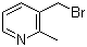3-(Bromomethyl)-2-methylpyridine molecular structure (CAS 76915-53-2)