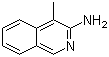 structure of CAS# 7697-66-7, 4-Methyl-3-isoquinolinamine