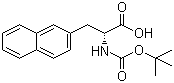 structure of CAS# 76985-10-9, Boc-3-(2-Naphthyl)-D-alanine