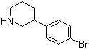 3-(4-Bromophenyl)piperidine molecular structure (CAS 769944-72-1)