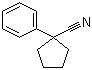 1-苯基-1-氰基环戊烷分子结构 (CAS 77-57-6)