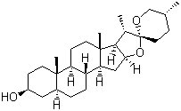 剑麻皂苷元分子结构 (CAS 77-60-1)
