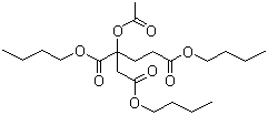 乙酰柠檬酸三丁酯分子结构 (CAS 77-90-7)