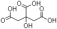 structure of CAS# 77-92-9, 柠檬酸
