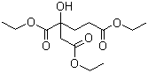 structure of CAS# 77-93-0, Triethyl citrate