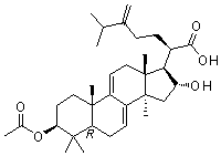 9-Dehydropachymic acid molecular structure (CAS 77012-31-8)