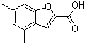 CAS # 77037-40-2, 4,6-Dimethyl-2-benzofurancarboxylic acid, 4,6-Dimethylcoumarilic acid