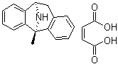 Dizocilpine maleate molecular structure (CAS 77086-22-7)