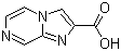 structure of CAS# 77112-53-9, 咪唑并[1,2-a]吡嗪-2-甲酸