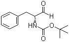 N-叔丁氧羰基-D-苯丙氨醛分子结构 (CAS 77119-85-8)