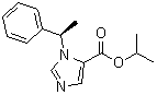 CAS 登录号：771422-77-6, 1-((1R)-1-苯基乙基)-1H-咪唑-5-羧酸异丙酯