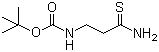 3-氨基-3-巯基丙基氨基甲酸叔丁酯分子结构 (CAS 77152-97-7)