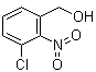 structure of CAS# 77158-86-2, 3-Chloro-2-nitrobenzyl alcohol
