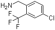 CAS # 771583-81-4, 4-Chloro-2-trifluoromethylbenzylamine, (4-Chloro-2-(trifluoromethyl)phenyl)methanamine, 1-[4-Chloro-2-(trifluoromethyl)phenyl]methanamine