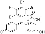 structure of CAS# 77172-72-6, 3,4,5,6-Tetrabromophenolsulfonephthalein
