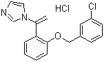 CAS 登录号：77174-66-4, 盐酸氯康唑, 1-[1-[2-[(3-氯苯基)甲氧基]苯基]乙烯基]咪唑盐酸盐