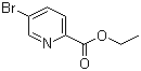 structure of CAS# 77199-09-8, Ethyl 5-bromo-2-pyridinecarboxylate