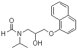 N-甲酰基普萘洛尔分子结构 (CAS 77252-87-0)