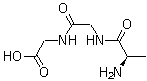 D-丙氨酰甘氨酰甘氨酸分子结构 (CAS 77286-90-9)