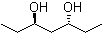 (3R,5R)-3,5-庚二醇分子结构 (CAS 77291-90-8)